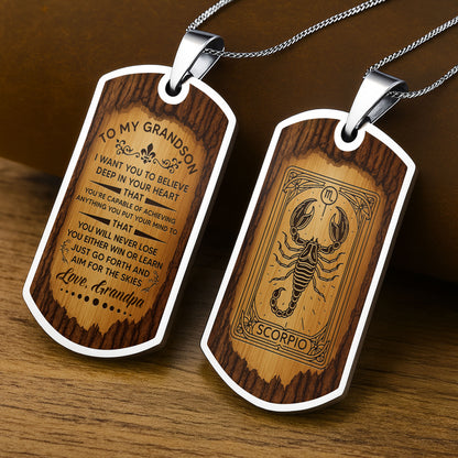 Believe In Your Heart, Aim For The Skies Wood Grain