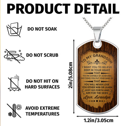 Believe In Your Heart, Aim For The Skies Wood Grain