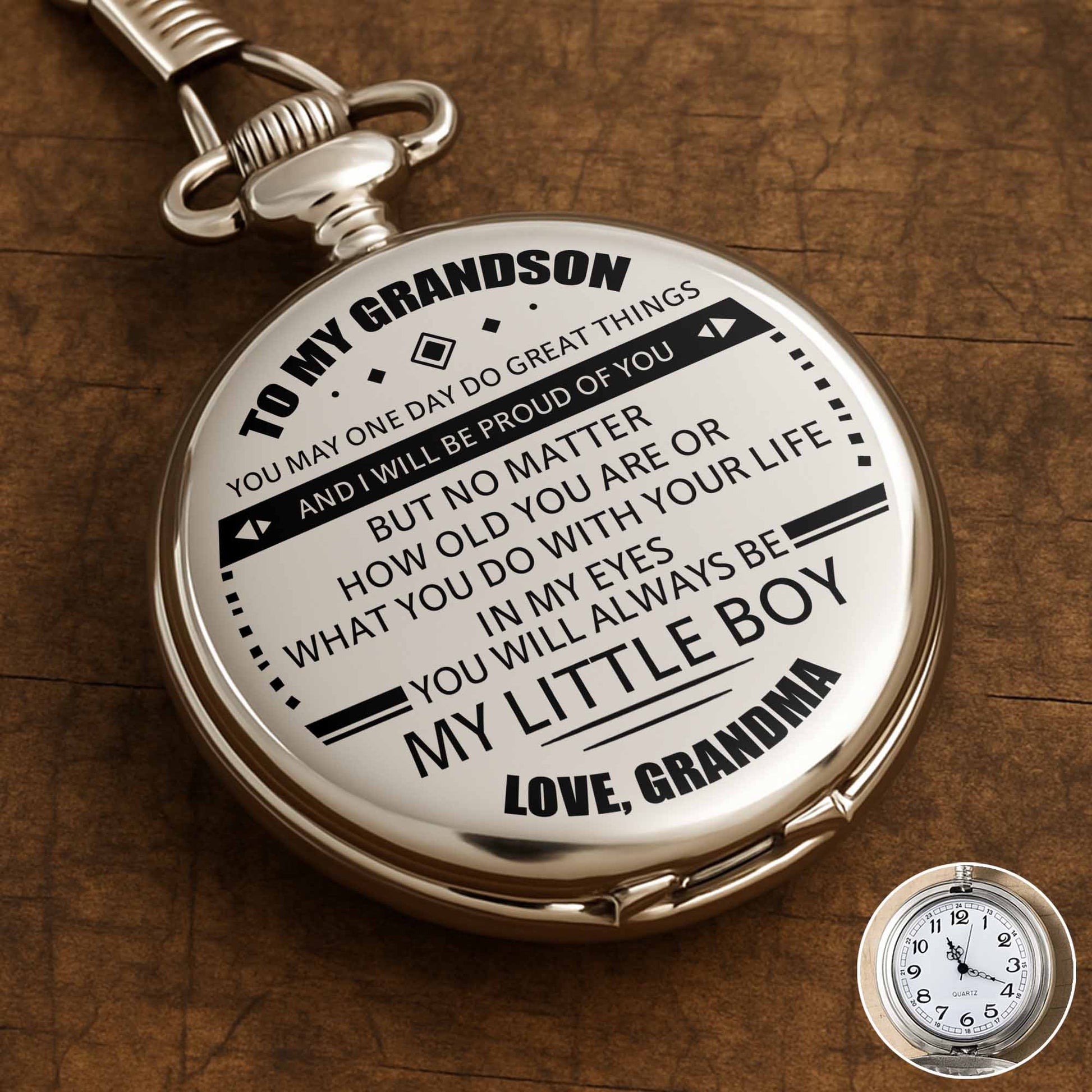 To My Grandson, You Will Always Be My Little Boy