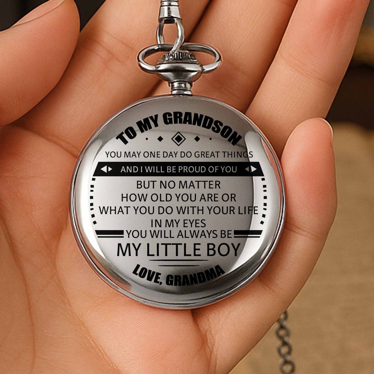 To My Grandson, You Will Always Be My Little Boy