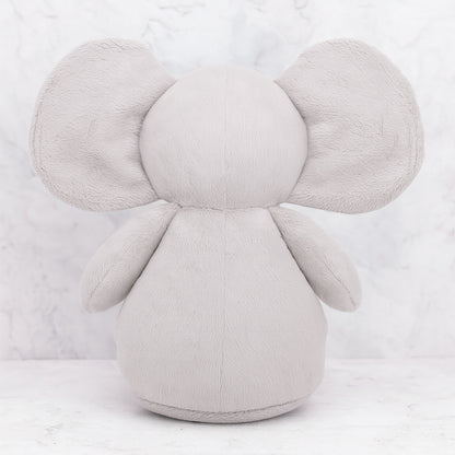 Grand-mère m'a choisi pour te le rappeler, éléphant avec cœurs et arc-en-ciel - Peluche éléphant personnalisée, poupée éléphant - GSN026_ELEA