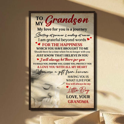 To My Grandson, Love Forever And Always