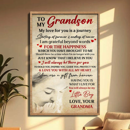To My Grandson, Love Forever And Always