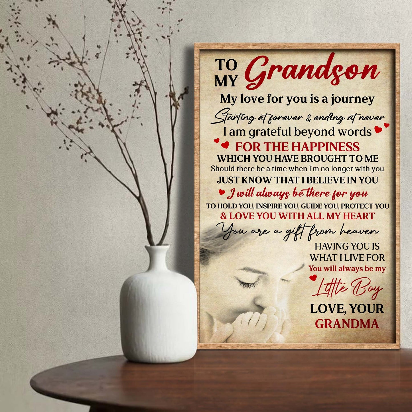To My Grandson, Love Forever And Always