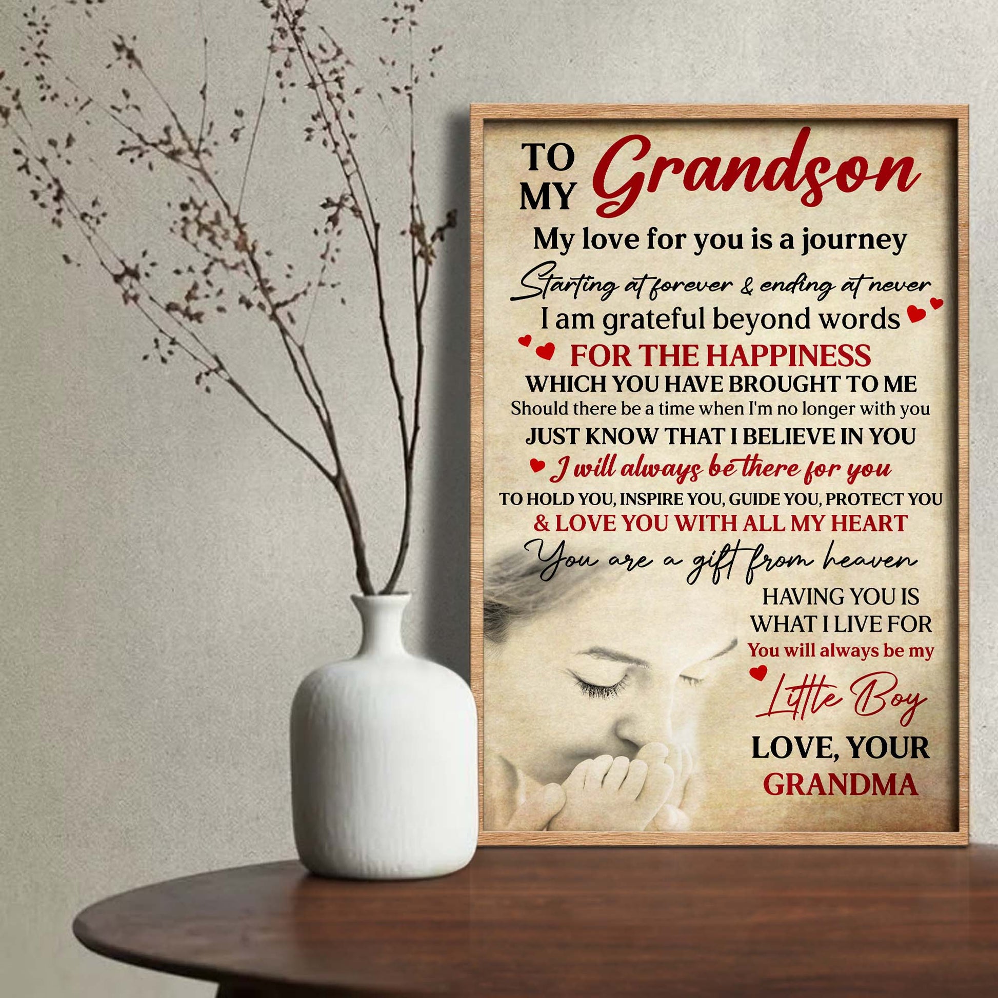 To My Grandson, Love Forever And Always