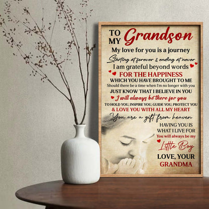To My Grandson, Love Forever And Always