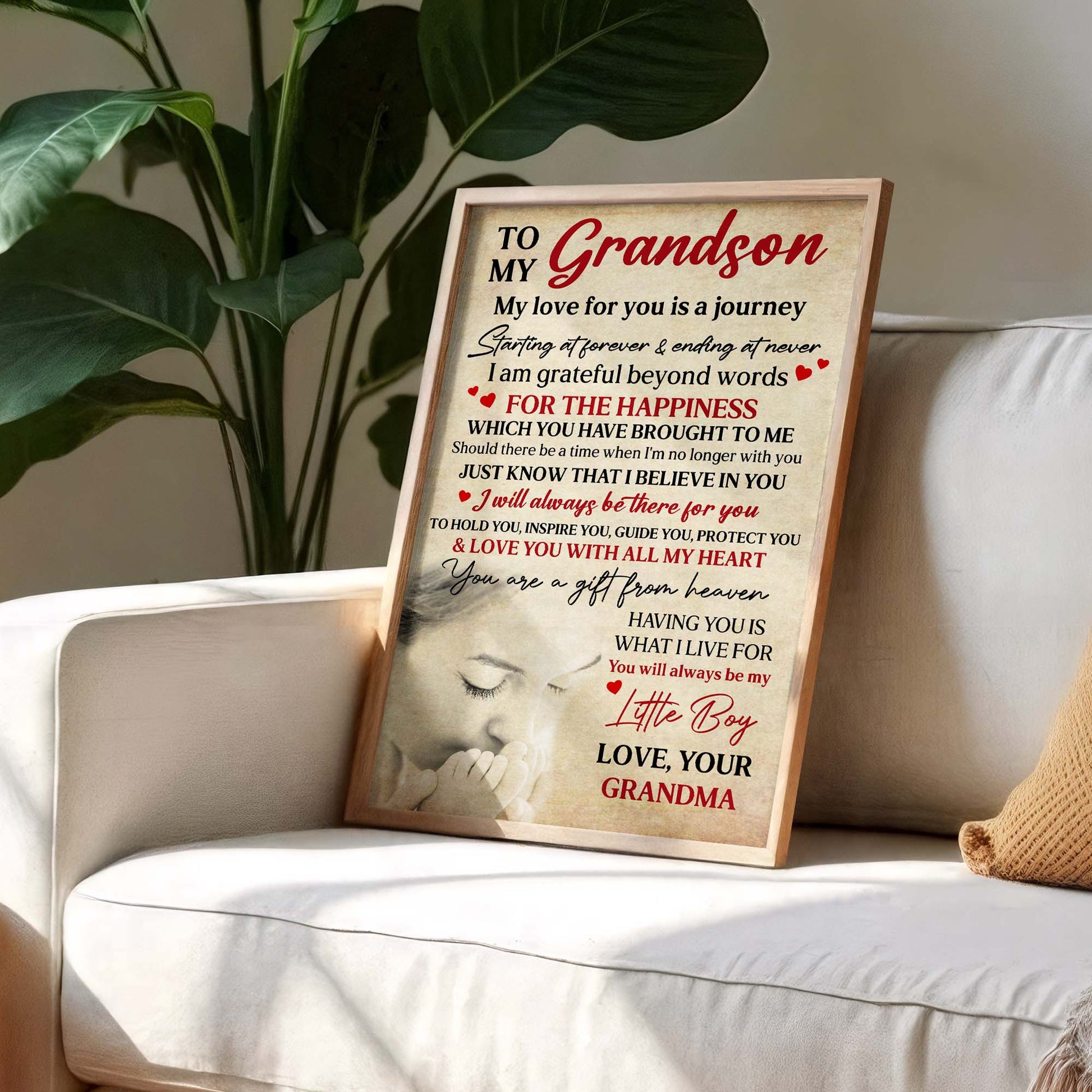 To My Grandson, Love Forever And Always