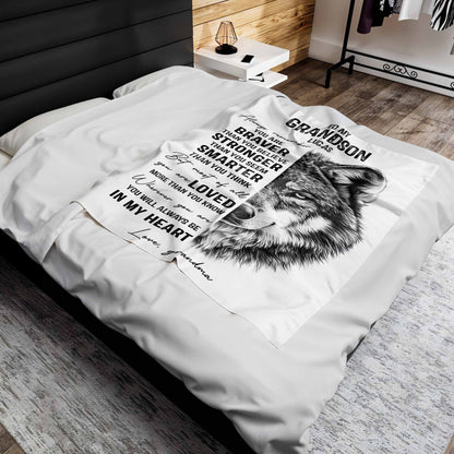 Always Remember You Are Braver, Loved More Than You Know With Wolf Design