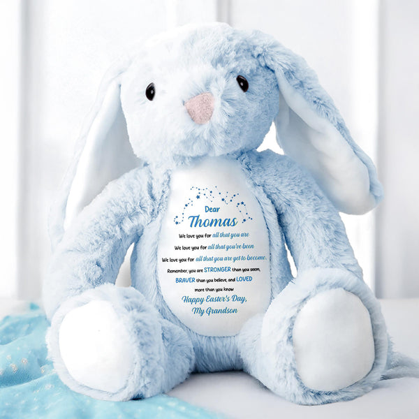 Dear Thomas, We Love You For All That You Are, Stuffed Bunny