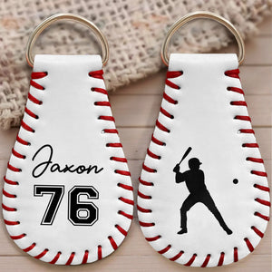 Celebrate Your Love For Baseball With This Stylish Keychain, Baseball Player