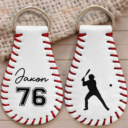Celebrate Your Love For Baseball With This Stylish Keychain, Baseball Player