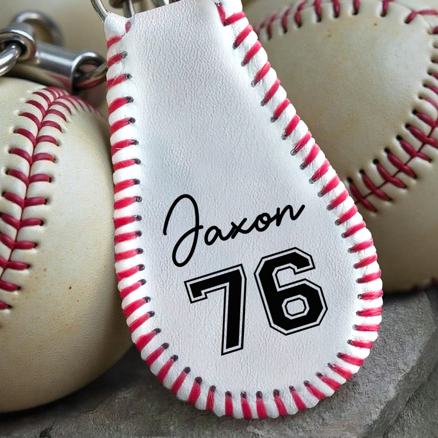 Celebrate Your Love For Baseball With This Stylish Keychain, Baseball Player