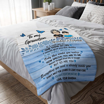 Love Your Grandma, Butterflies And Flowers