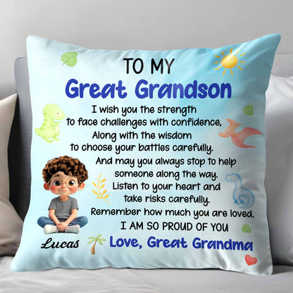 To My Great Grandson, Strength and Wisdom