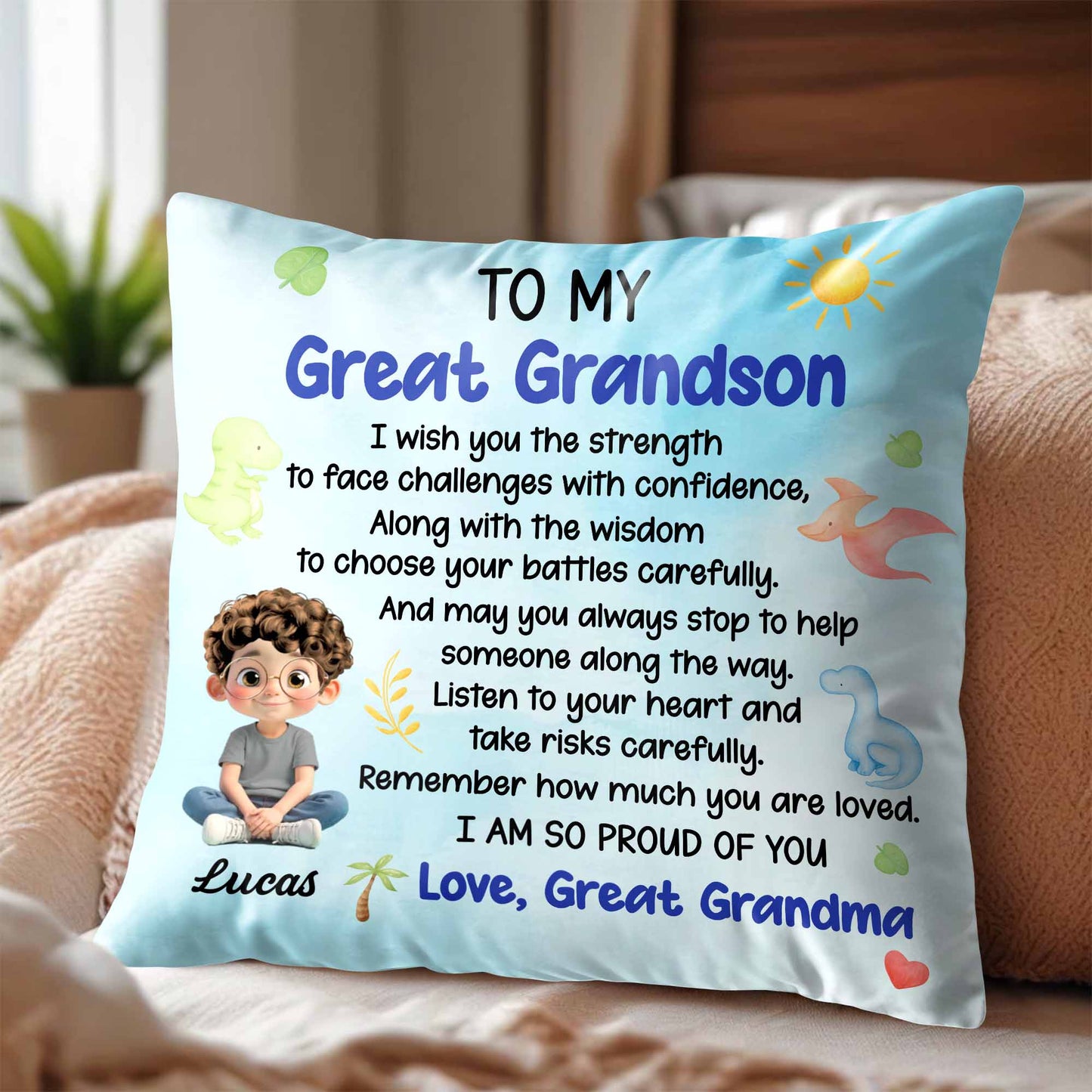To My Great Grandson, Strength and Wisdom