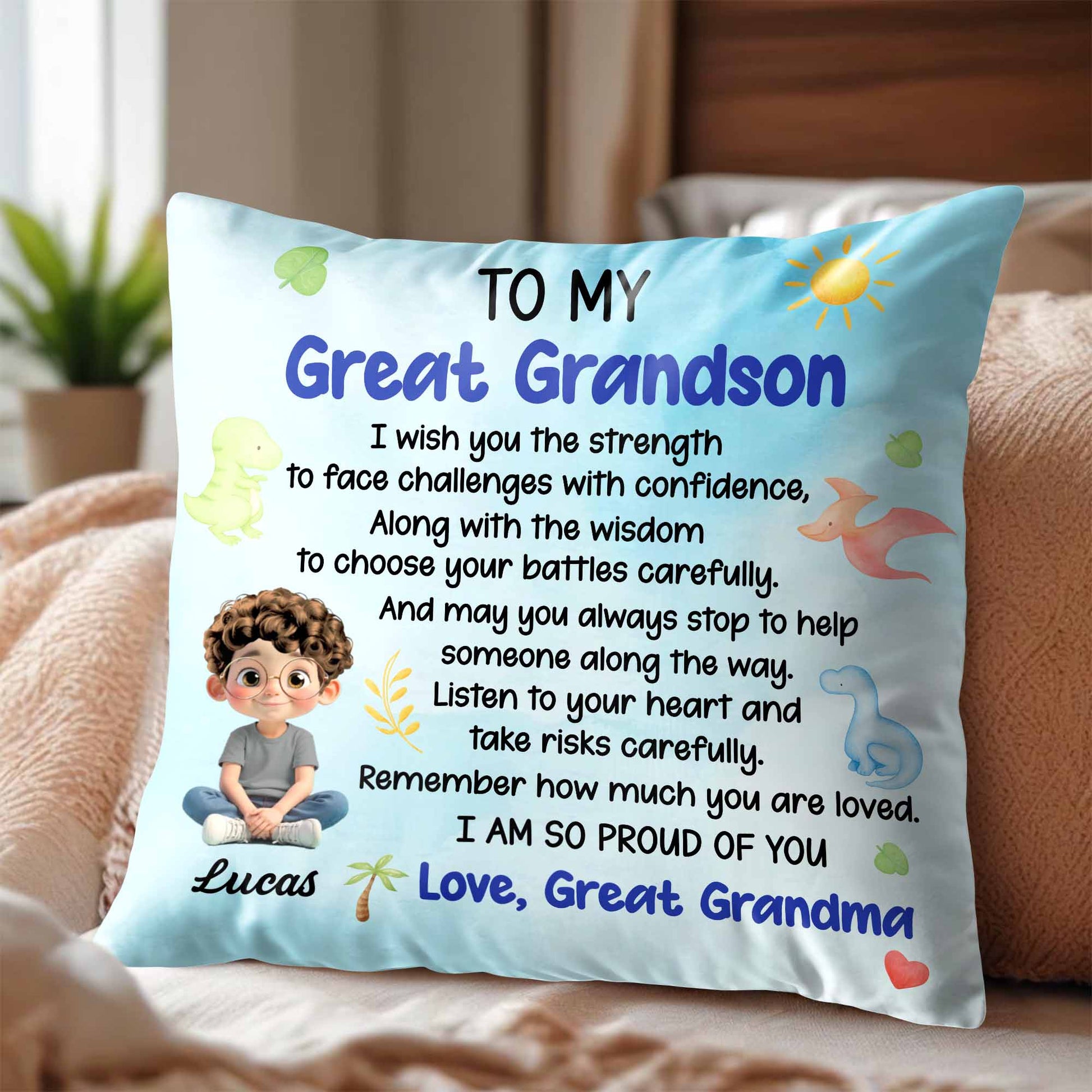 To My Great Grandson, Strength and Wisdom