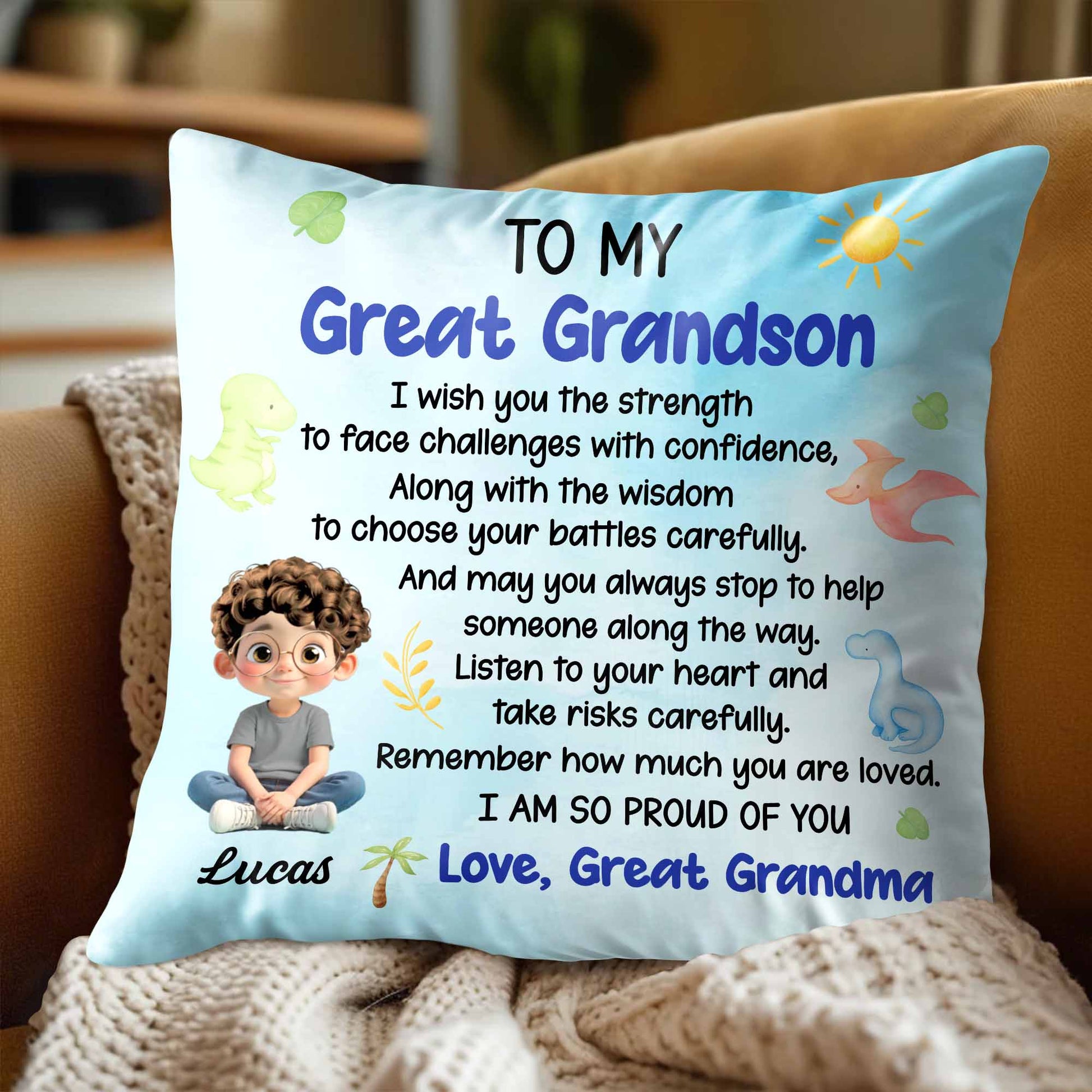 To My Great Grandson, Strength and Wisdom