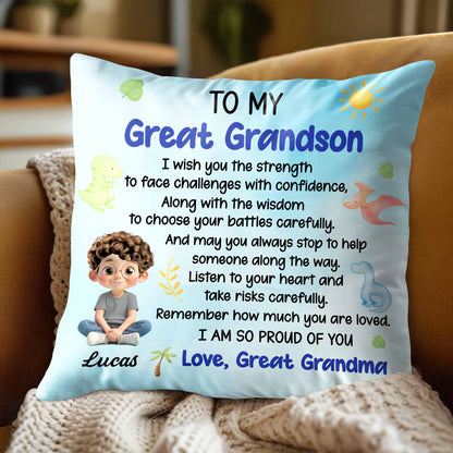 To My Great Grandson, Strength and Wisdom