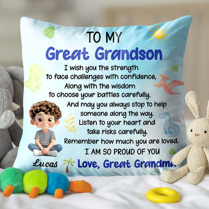 To My Great Grandson, Strength and Wisdom
