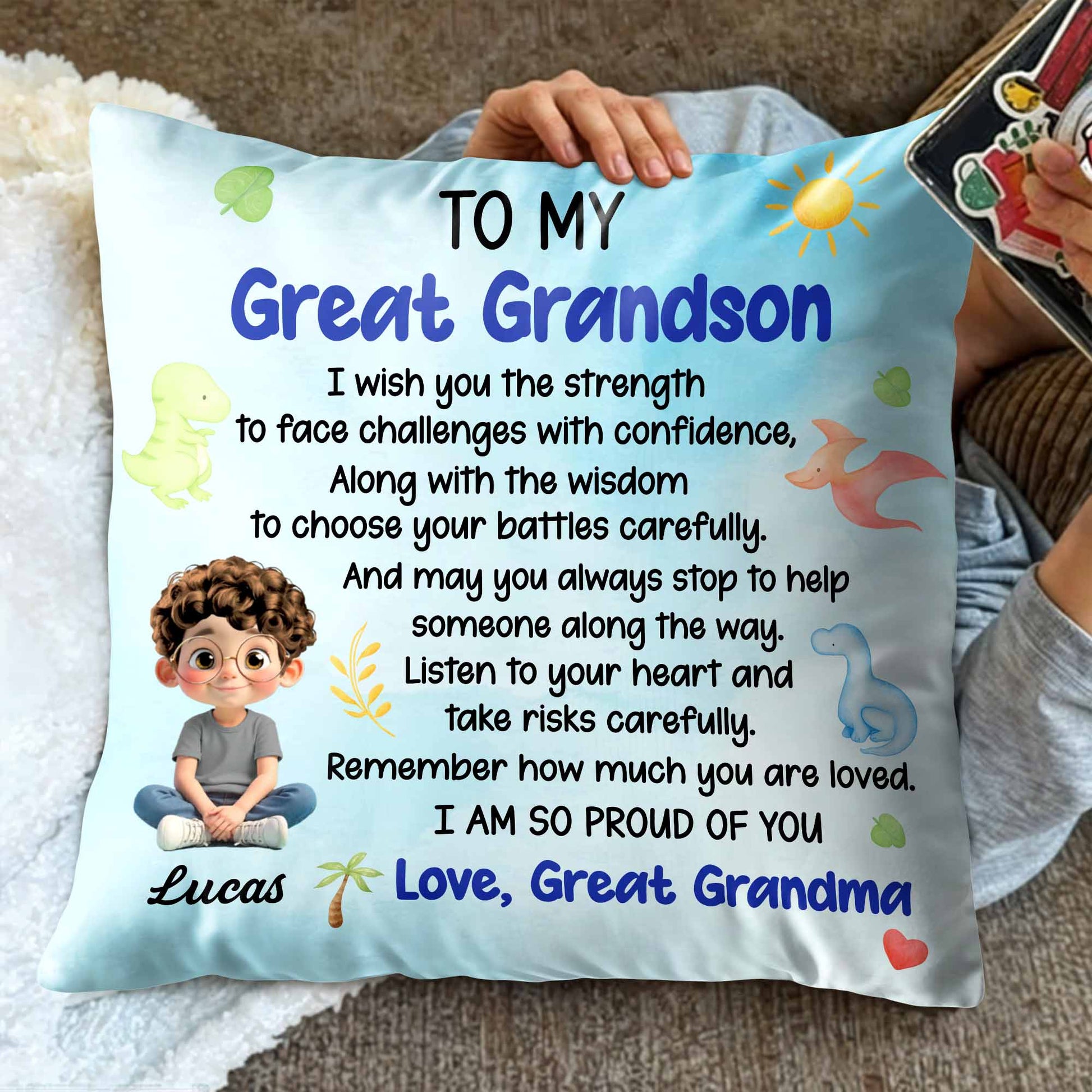 To My Great Grandson, Strength and Wisdom