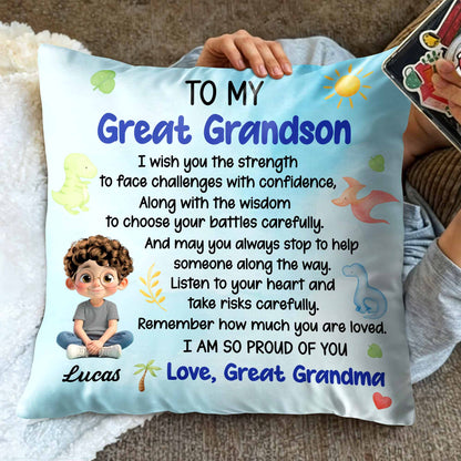 To My Great Grandson, Strength and Wisdom