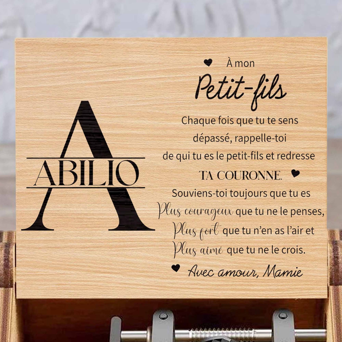 À Mon Petit-fils, Remember To Straighten Your Crown