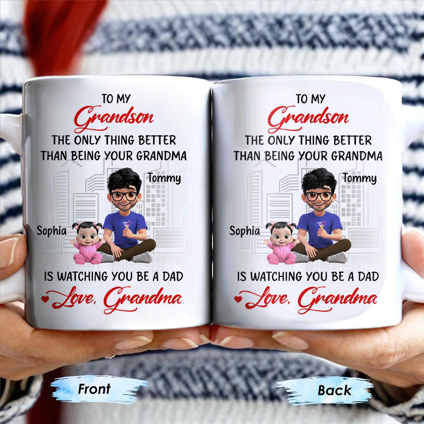 To My Grandson, The Only Thing Better Than Being Your Grandma, Family and Cityscape