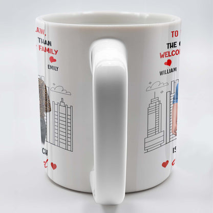 To My Grandson-In-Law, The Only Thing Better Than Welcoming You Into Our Family, Cityscape and Couple