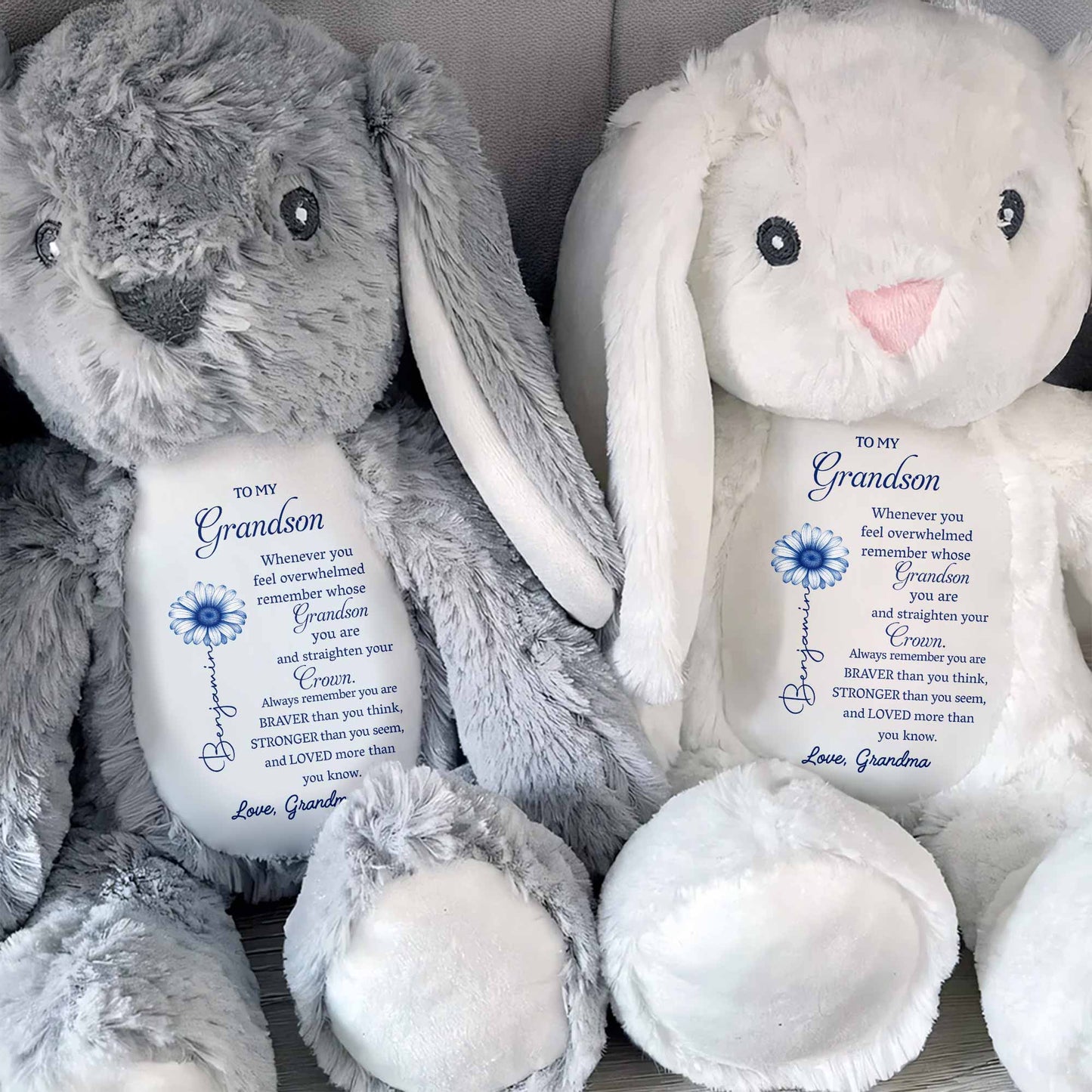 To My Grandson, Remember Your Strength Crown And Flower