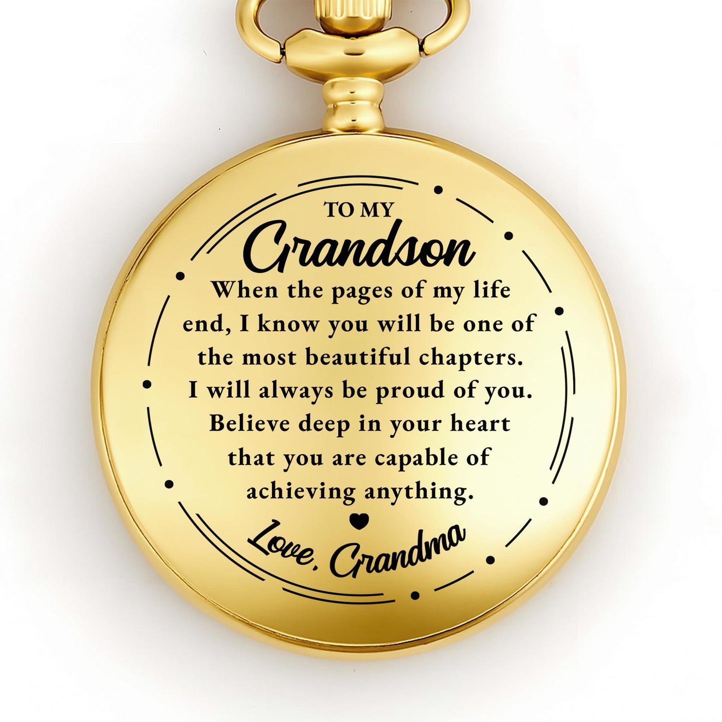 To My Grandson, Believe Deep In Your Heart
