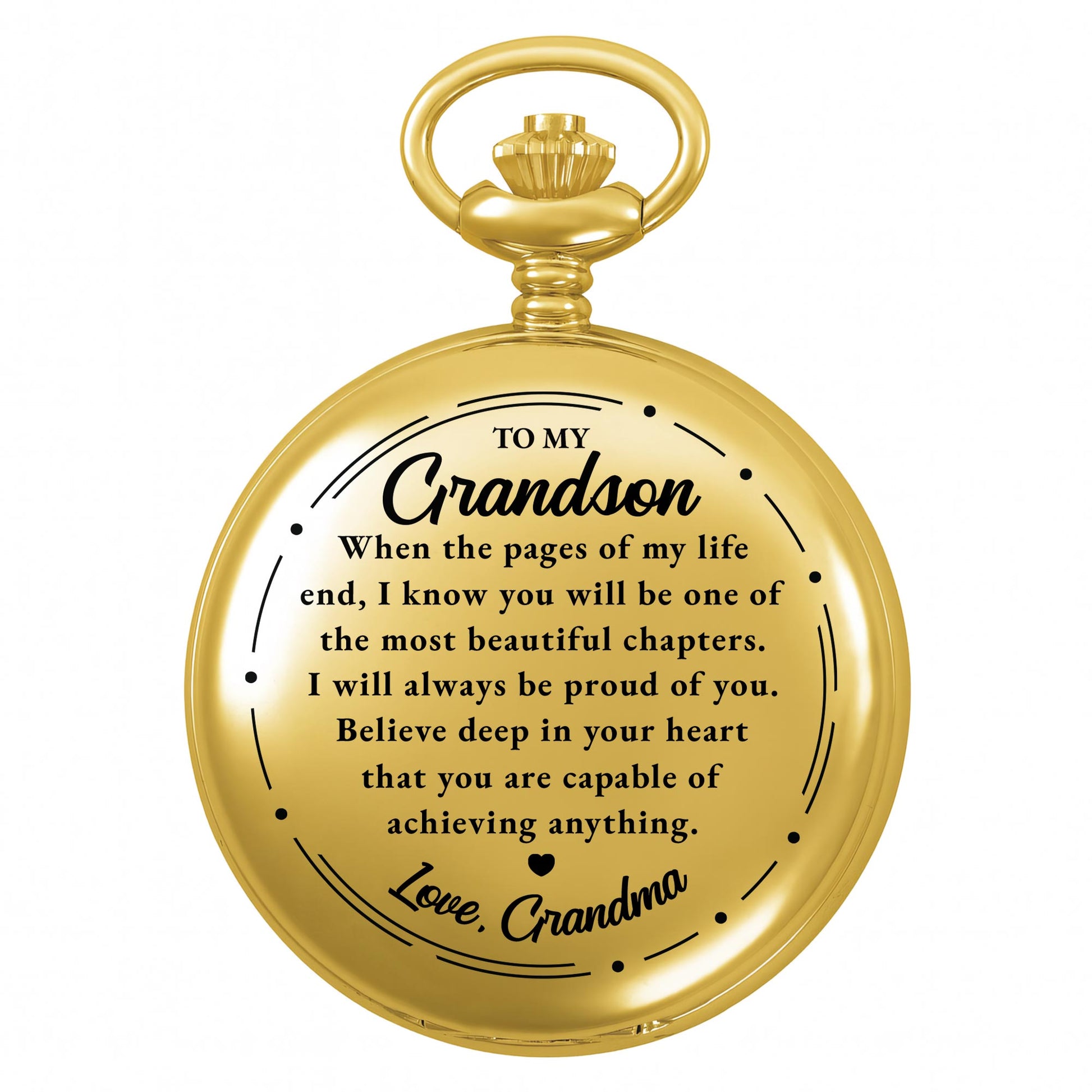 To My Grandson, Believe Deep In Your Heart