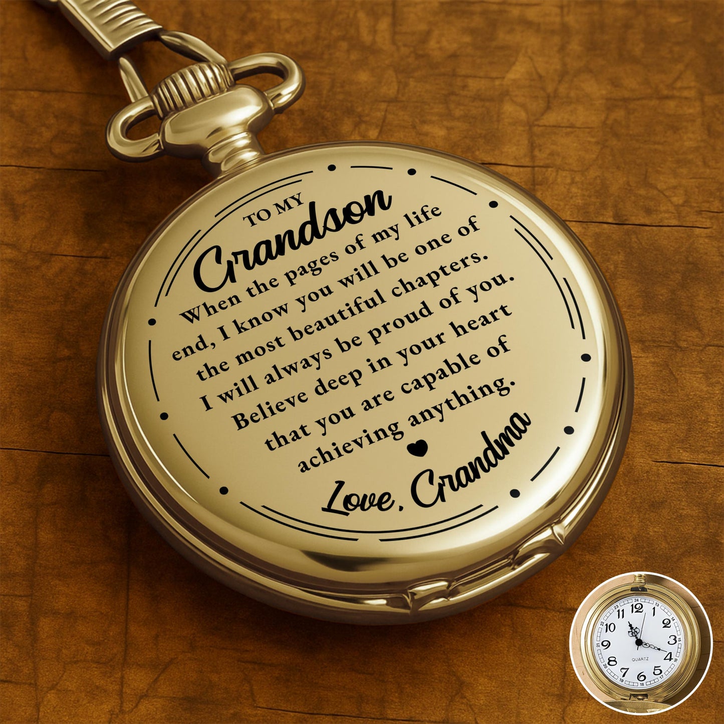 To My Grandson, Believe Deep In Your Heart