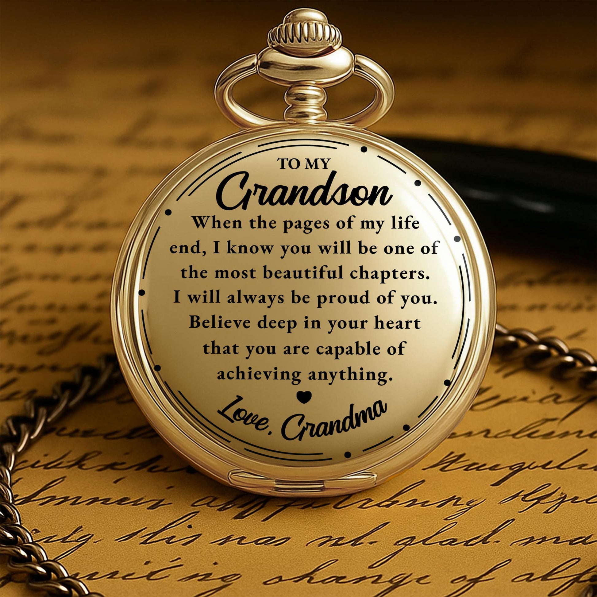 To My Grandson, Believe Deep In Your Heart