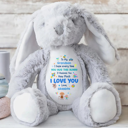 To My Grandson, How Much I Love You Bunny