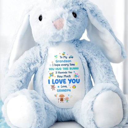 To My Grandson, How Much I Love You Bunny