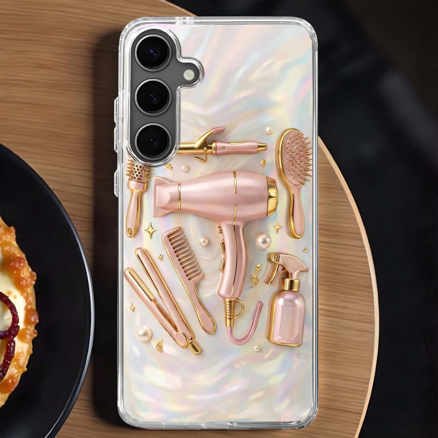 Styling With Love Hair Dryer And Salon Beauty Tools Pattern