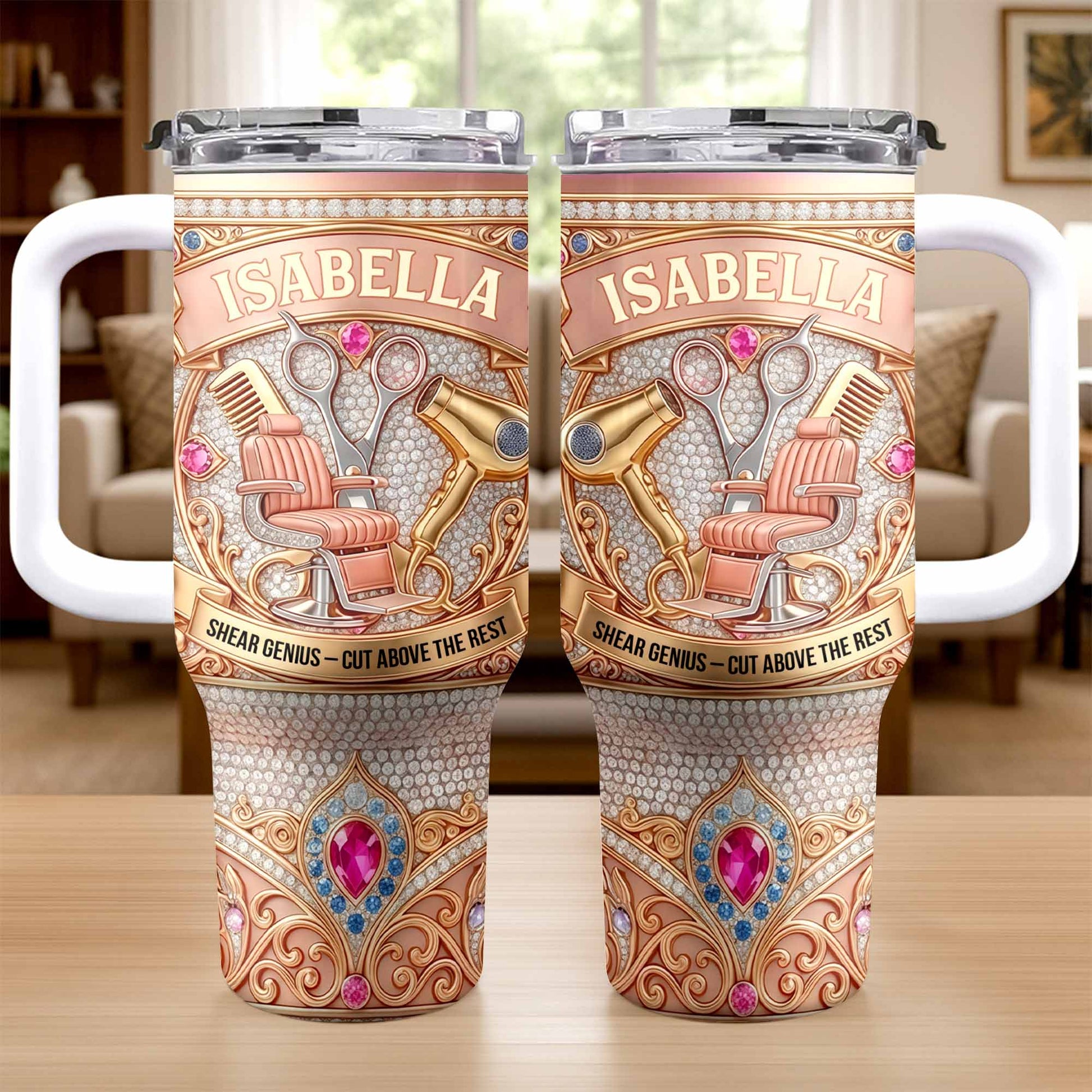 Shear Genius Cut Above The Rest Scissors Hair Dryer Gems