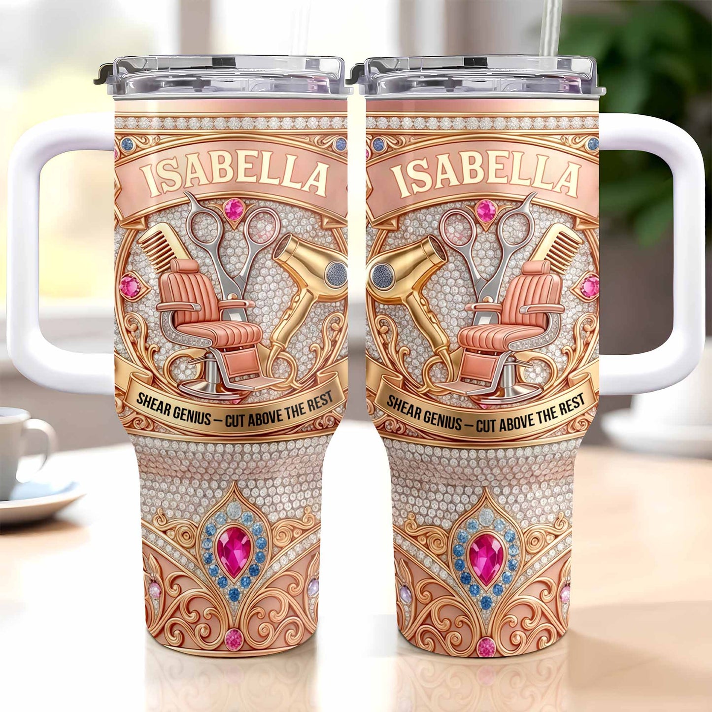 Shear Genius Cut Above The Rest Scissors Hair Dryer Gems