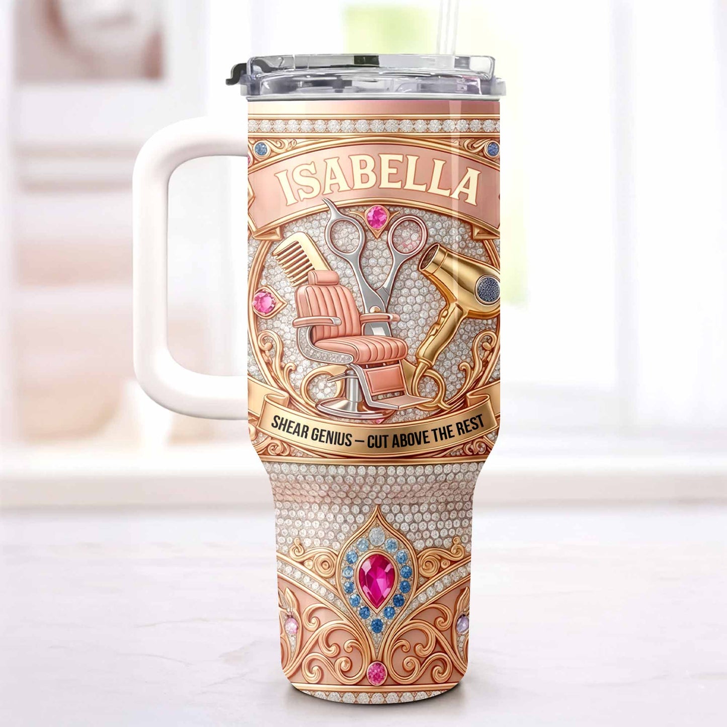 Shear Genius Cut Above The Rest Scissors Hair Dryer Gems