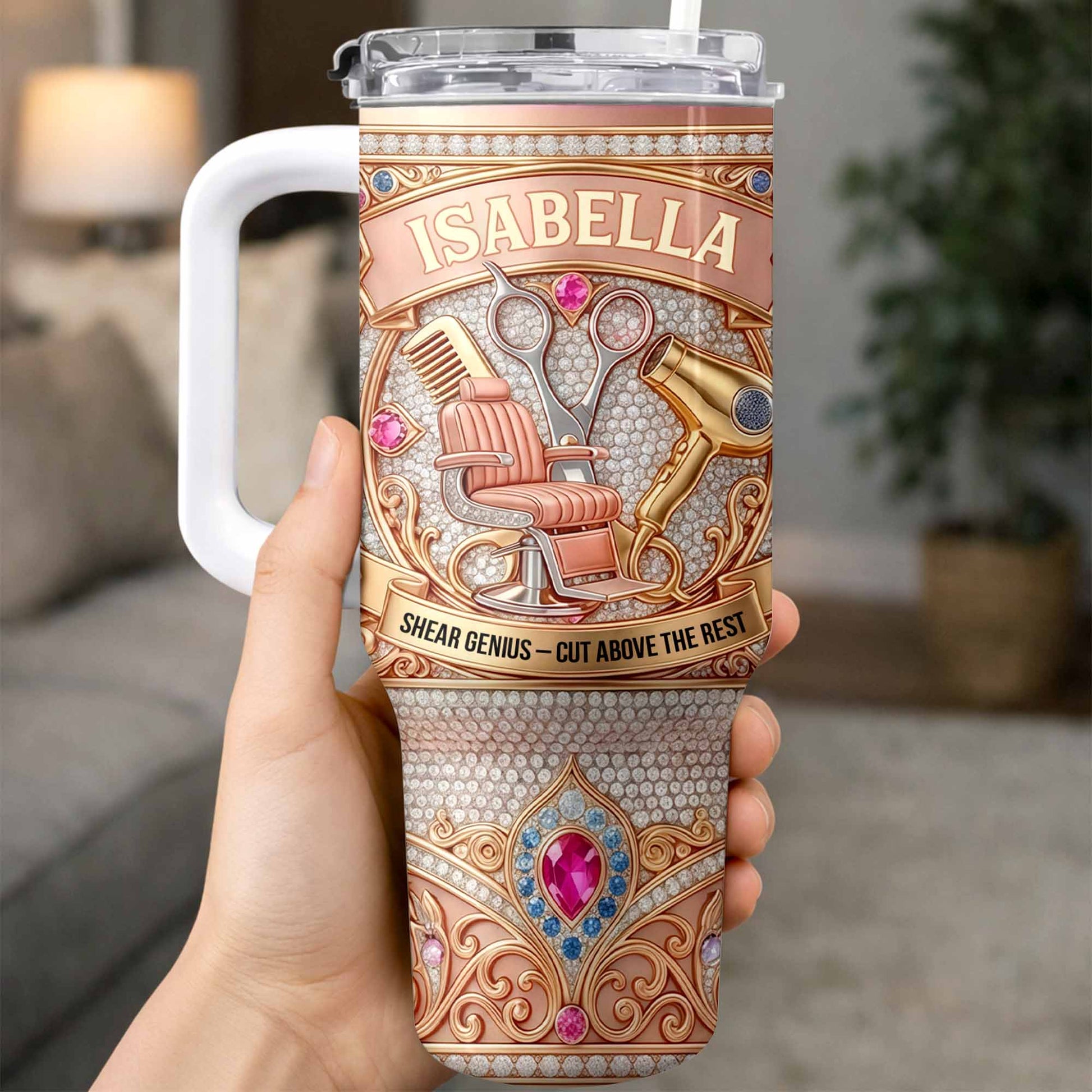 Shear Genius Cut Above The Rest Scissors Hair Dryer Gems