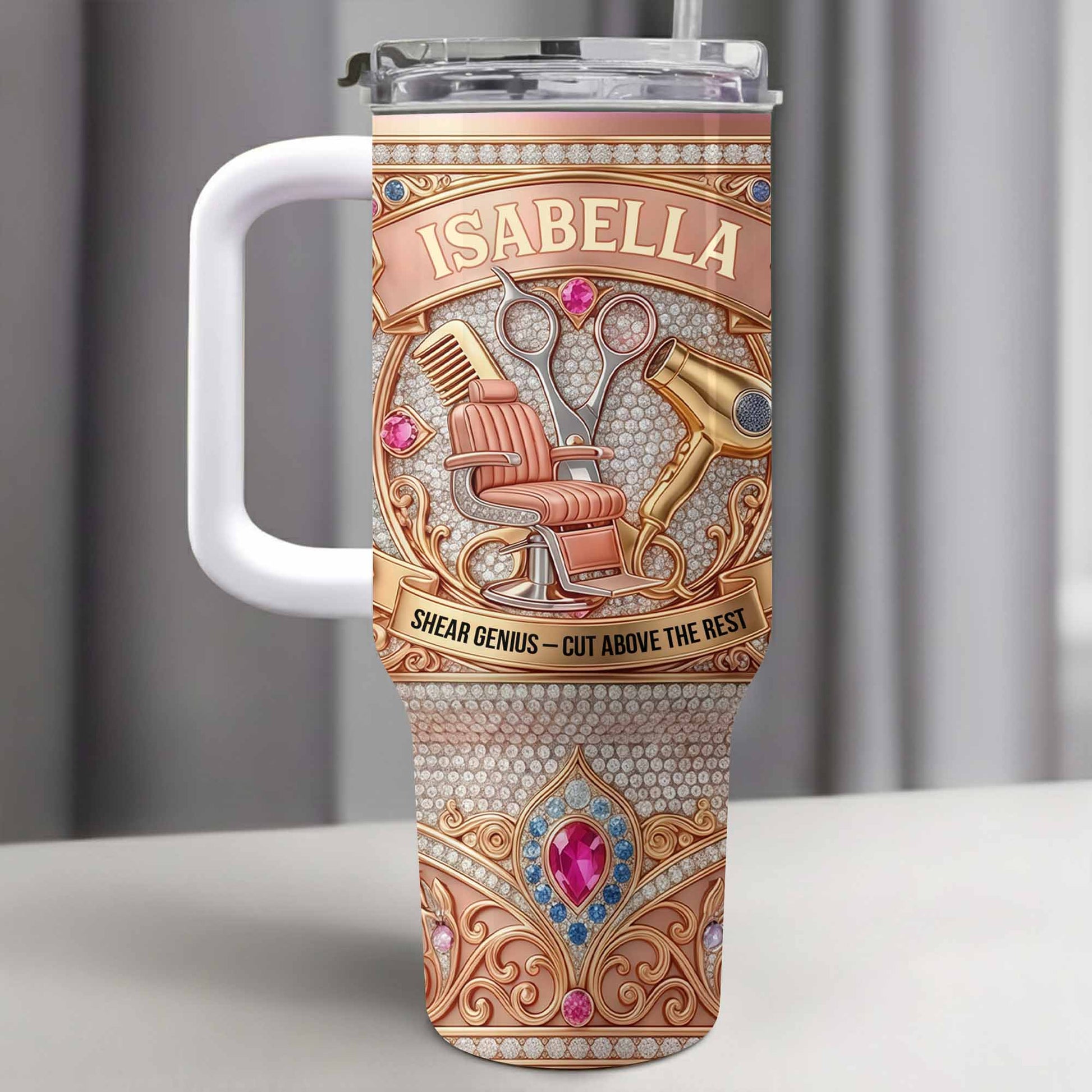 Shear Genius Cut Above The Rest Scissors Hair Dryer Gems