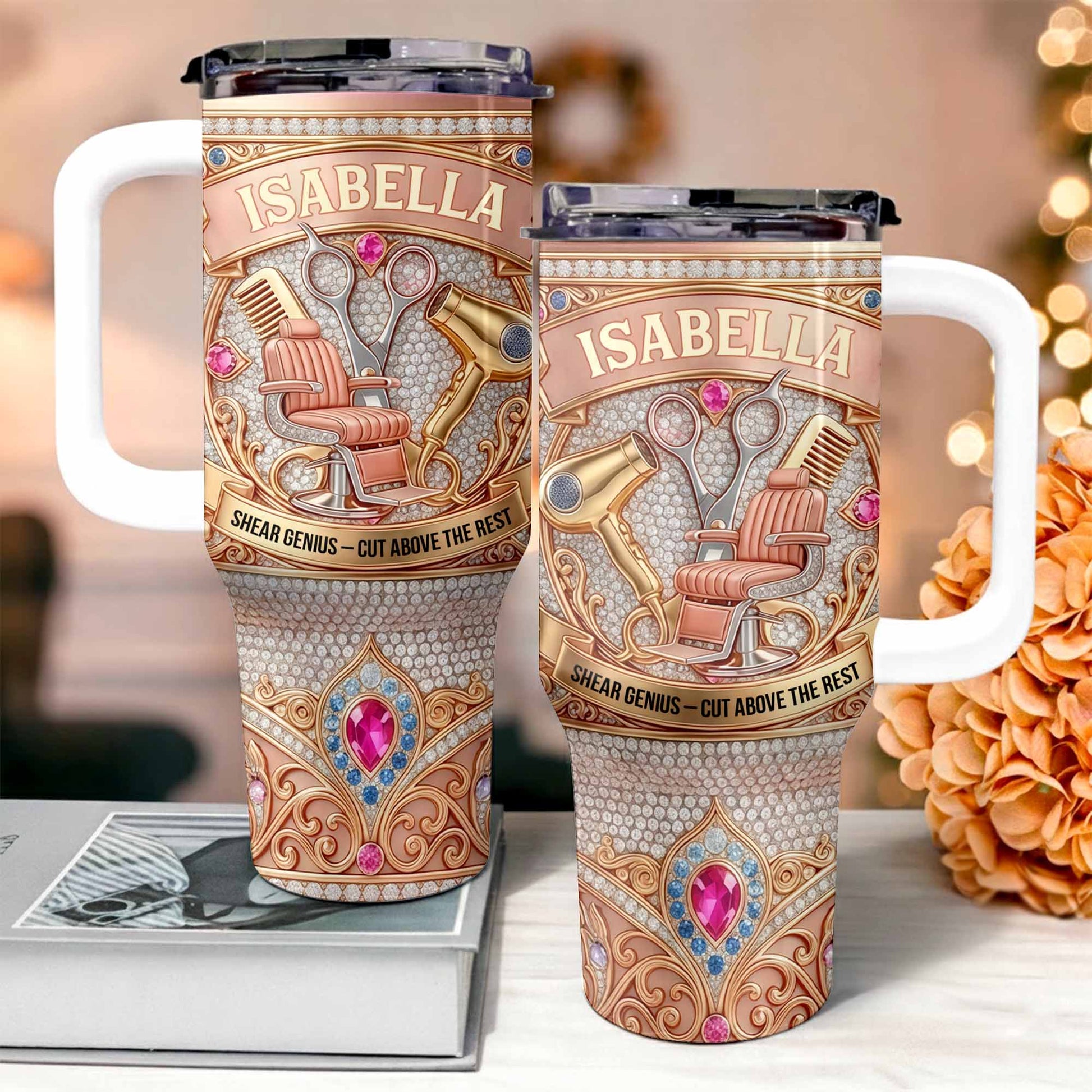 Shear Genius Cut Above The Rest Scissors Hair Dryer Gems