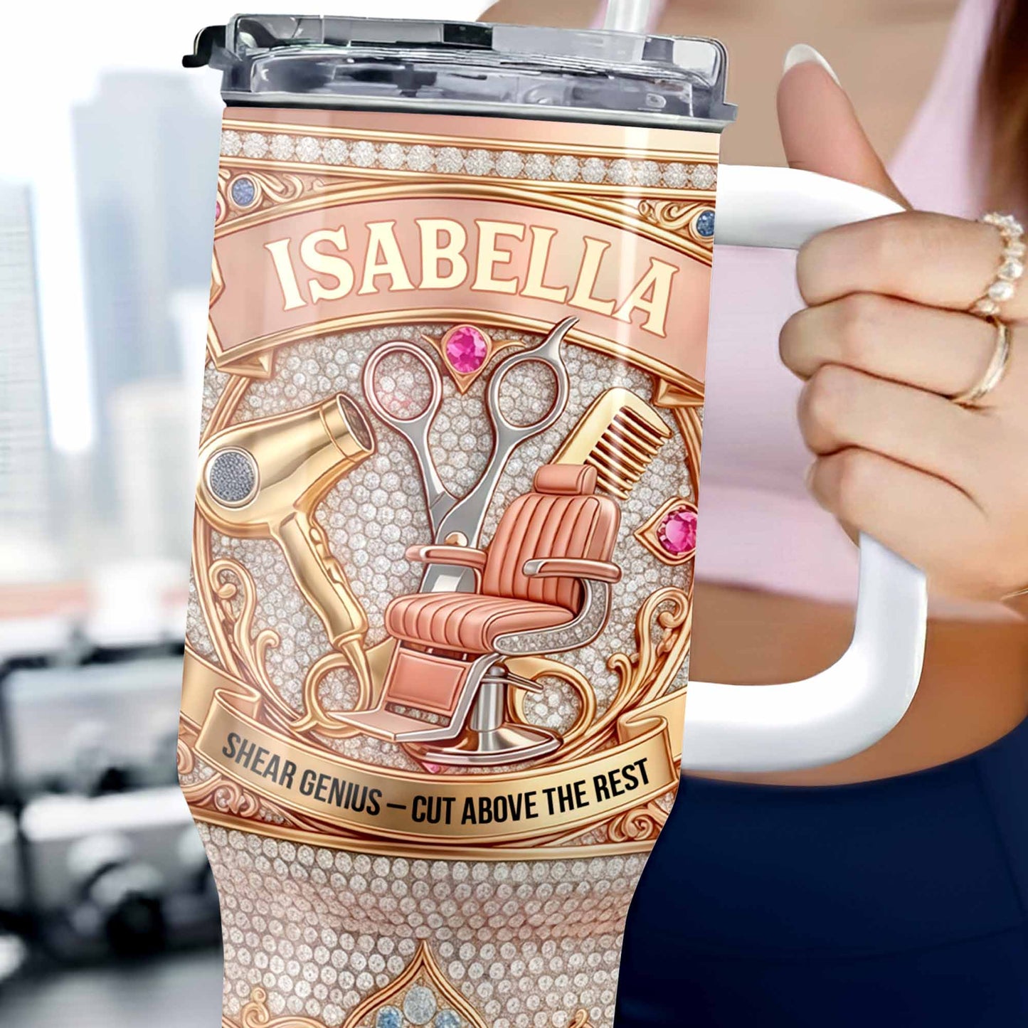 Shear Genius Cut Above The Rest Scissors Hair Dryer Gems