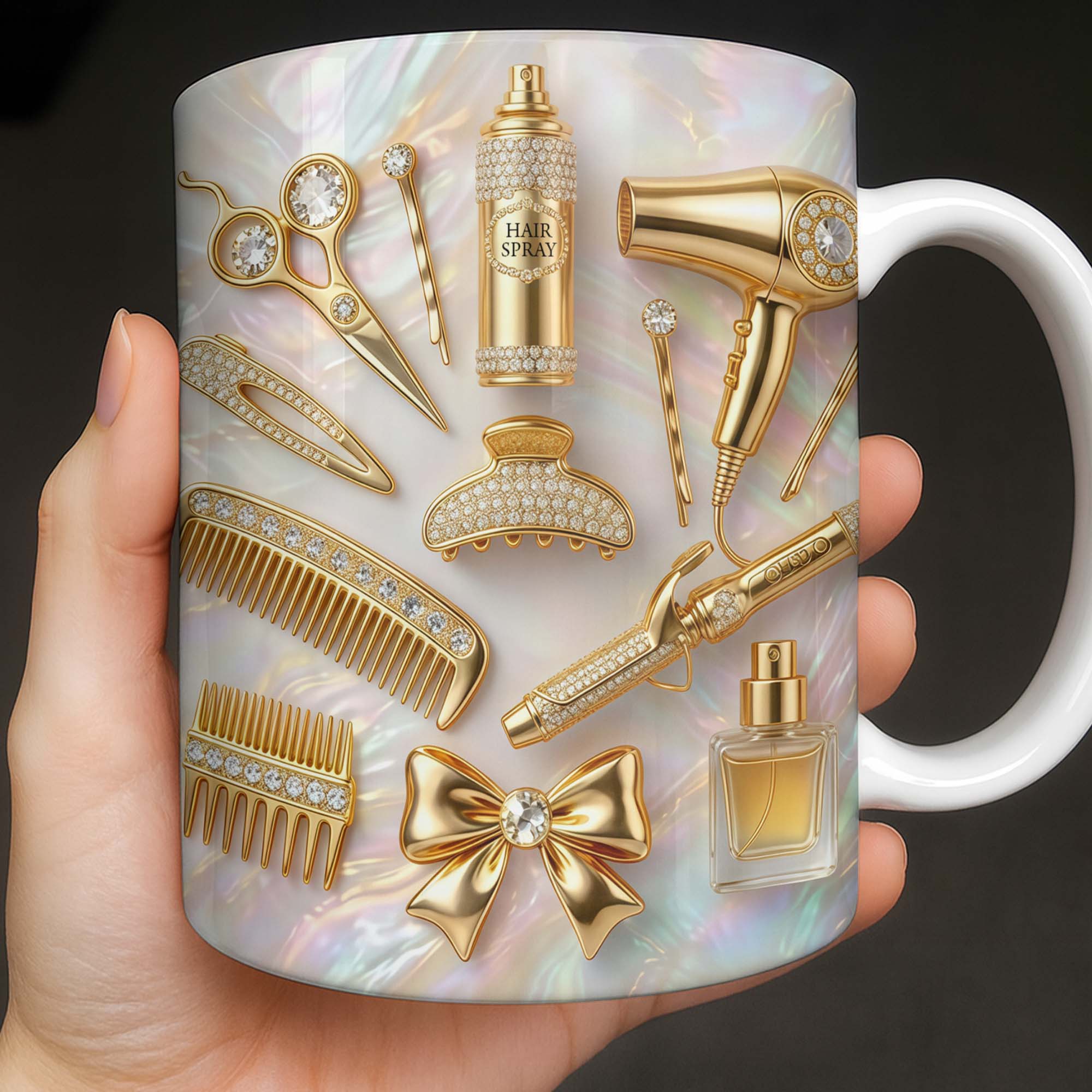 Hair Stylist Essentials, Personalized Coffee Mug, Gift For Hairdressers ...