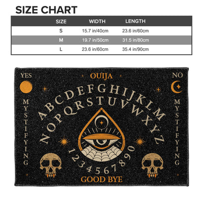 Ouija Mystifying Oracle Good Bye Skull And Eye Design