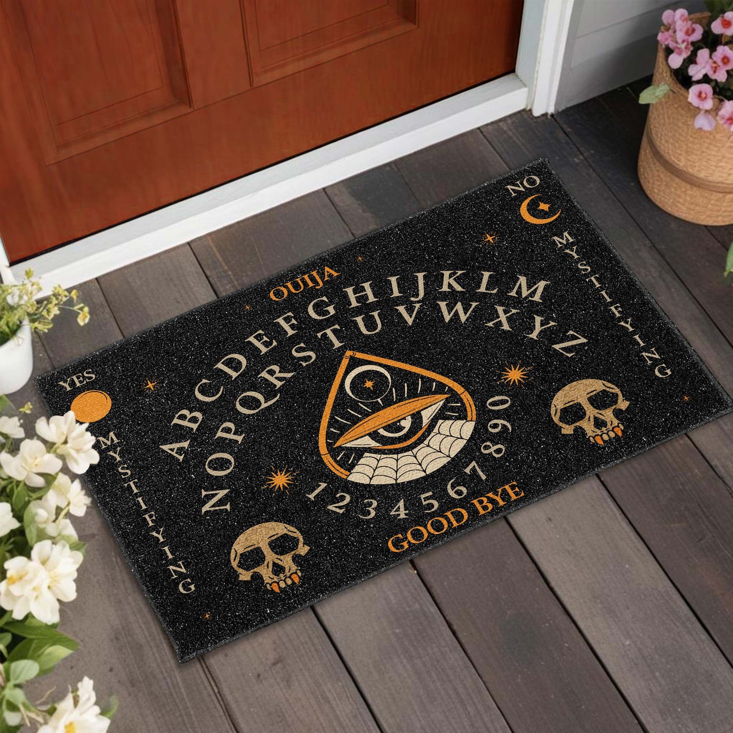 Ouija Mystifying Oracle Good Bye Skull And Eye Design