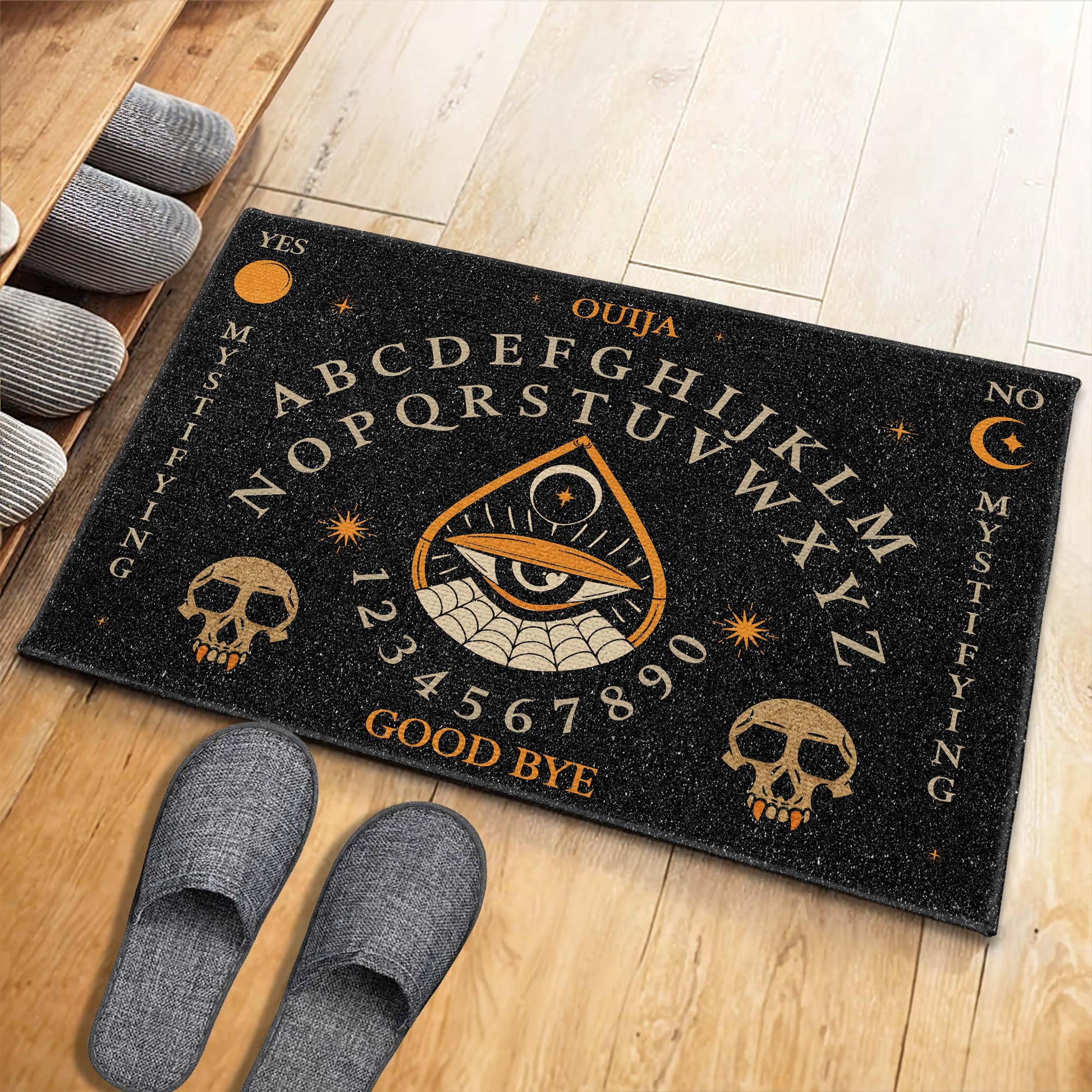 Ouija Mystifying Oracle Good Bye Skull And Eye Design