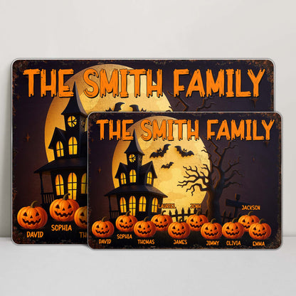 Celebrate Halloween With A Personalized Haunted House And Bats