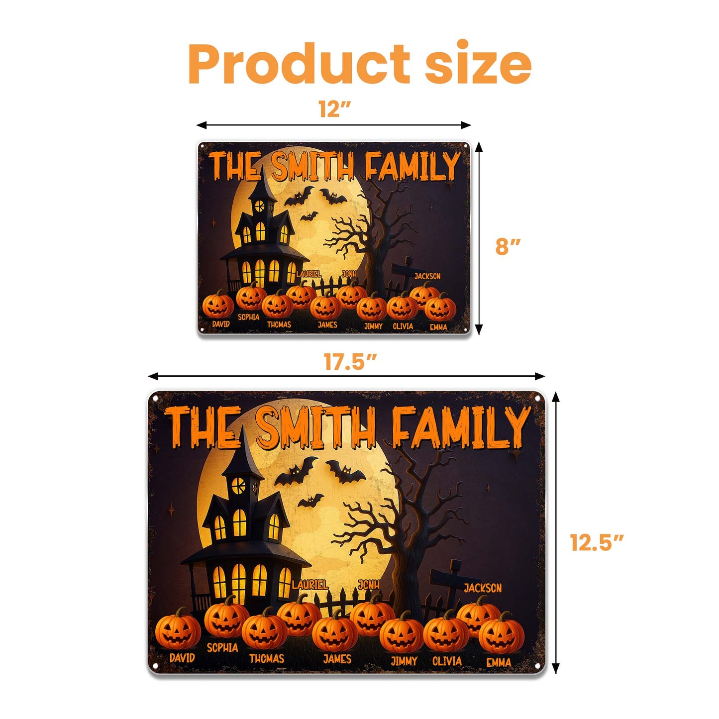 Celebrate Halloween With A Personalized Haunted House And Bats