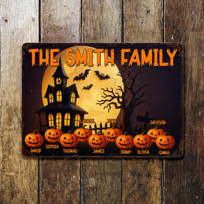 Celebrate Halloween With A Personalized Haunted House And Bats